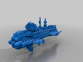 imperial - alfa de la flota battlefleet gothic bfg 3d print model - Mito3D