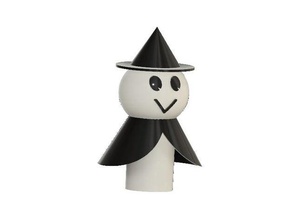 halloween ghost ornament 3d print model - Mito3D