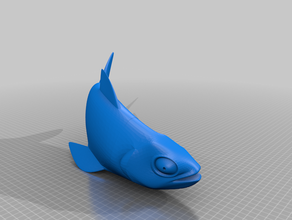 whole fish constellation diver scuba 3d print model - Mito3D