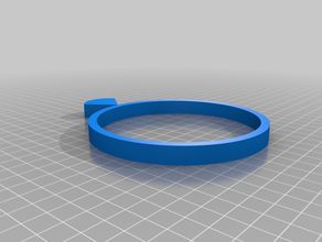 anel de diamante 3d print model - Mito3D