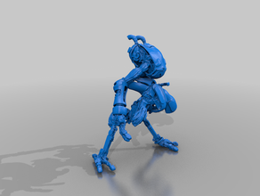junk bot - underhiver inquisimunda necromunda tnt 3d print model - Mito3D
