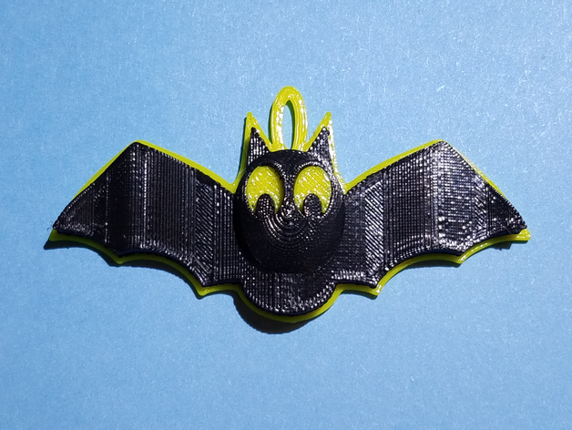 yarasa kolye abbymath bat Cadılar Bayramı tatil takı çocuklar 3D print model - Mito3D