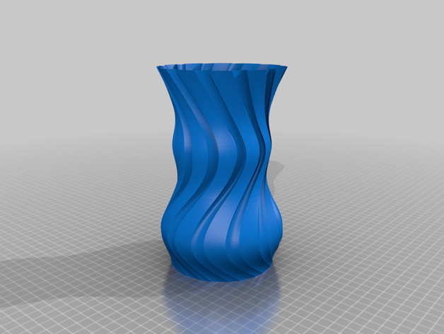 florero curbado 3D print model - Mito3D