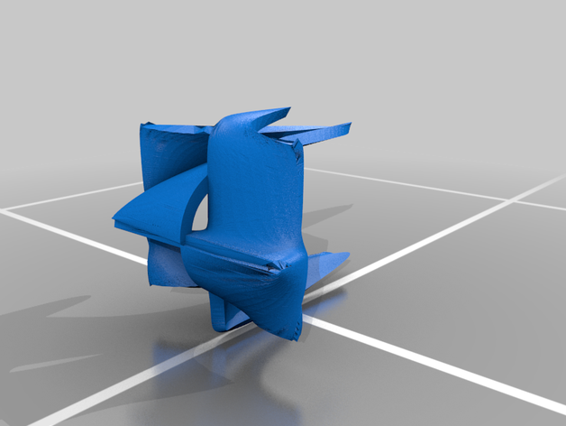 log function riemann surface 3D print model - Mito3D