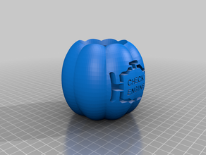 super assustadora abóbora de halloween verificação motor o horror 3d print model - Mito3D
