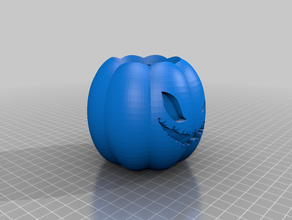 oogie boogie jack-o-lantern de navidad halloween la pesadilla nightmarebeforexmas 3d print model - Mito3D