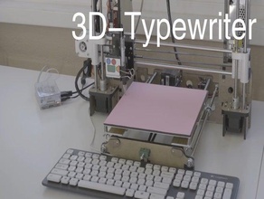 tomada de máquina escrever a sua antiga impressora 3d 3d print model - Mito3D