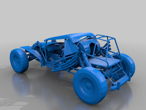 mudder - gaslands buggy 28mm 3d print model - Mito3D