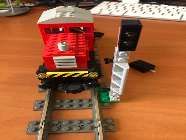 lego kompatibel 1x3 Ampel led lego-kompatibel Zug 3D print model - Mito3D