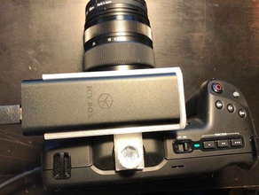 pocket cinema camera 4k ssd icy box ib-183wp-c31 holder blackmagic 3d print model - Mito3D