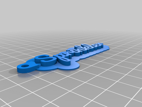 meu personalizada chaveiro seu nome pessoal personalizado 3d print model - Mito3D