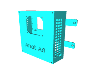 electronics box anet a8 mods caja electronica mosfet holder 3d print model - Mito3D