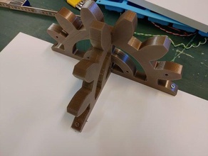 steampunk soporte estante del 3d print model - Mito3D