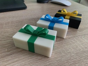 scatola regalo 72 x 42 27 40 di compleanno box natale contenitore gidt giftbox felice san valentino 3d print model - Mito3D