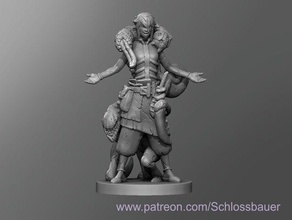 carnomancer female dnd dungeons dragons tabletop 3d print model - Mito3D