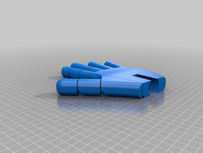jointed hand 3d print model - Mito3D