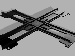 ferrorama railroad crossroad 3d print model - Mito3D