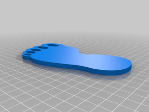 ayak izi 3d print model - Mito3D