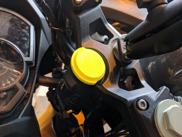kawasaki ninja 400 ignição protetor de chave motocicleta proteção tampa 3D print model - Mito3D