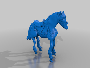 medieval horse 3d print model - Mito3D
