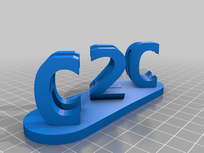 c2c-hud personalizado 3d print model - Mito3D
