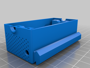 psu control box 4040 rail mount 3d print model - Mito3D