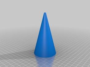 tapered cone customizer 3d print model - Mito3D