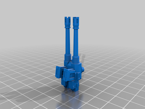 tutore armatura autocannon 3d print model - Mito3D