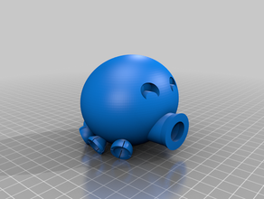 Kugelgelenk octopus Tiere ball socket Gelenk Ozean Meer 3d print model - Mito3D