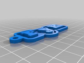 f y k personalizado 3d print model - Mito3D
