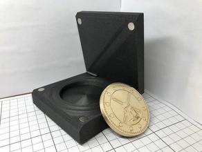 colecionador de moedas - caixa jóias a moeda coletor personalizado ímãs móveis colocar 3d print model - Mito3D
