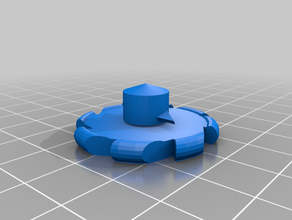 beyblade fixed 3d print model - Mito3D
