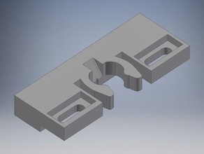 latch-Balkon-Türen Balkon Tür Tür-Verriegelung Halter latch 3d print model - Mito3D