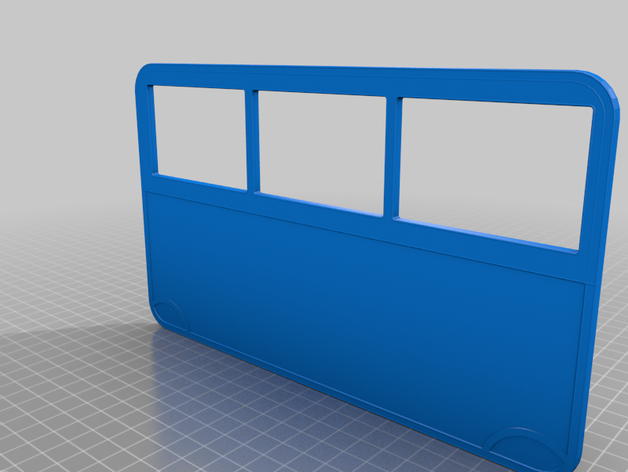 peppa pig bus repaired right side panel 3D print model - Mito3D