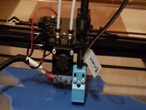 auto bed level holder - one hand adjusted leveling mks prusa i3 3d print model - Mito3D
