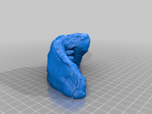 28mm rock tower 3D print model - Mito3D