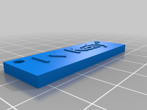 seviyorum katy özelleştirilmiş 3d print model - Mito3D