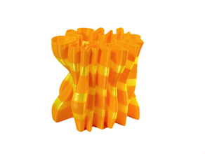 faltig vase vasemode zerknittert schrumpelig 3d print model - Mito3D