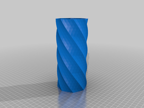 8 sided simple vase 3d print model - Mito3D
