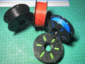 cable roll different sizes spool controller custom holder 3d print model - Mito3D