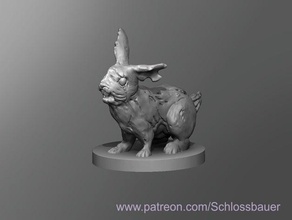 zombie Kaninchen dnd dungeons dragons tabletop 3d print model - Mito3D
