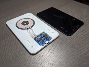 qi carregador de telefone sem fio 3d print model - Mito3D