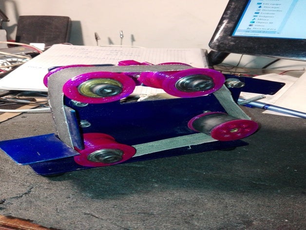rectificador de fita - lijadora banda 3D print model - Mito3D
