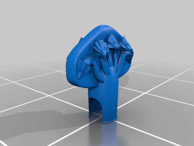 hydra-Fähnchen 3D print model - Mito3D