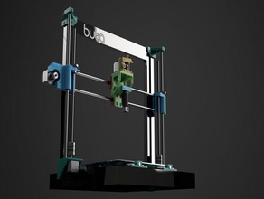 butia 3d printer 3dprinter am8hd e3d v6 frame welding 3d print model - Mito3D