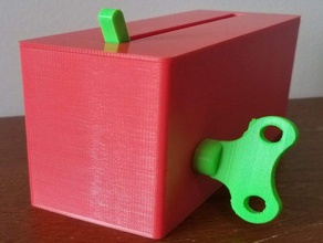 mechanically powered useless box machine mechanical toy 3d print model - Mito3D