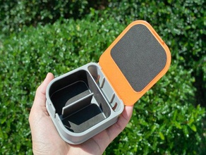 universal earphone wrap case 3d print model - Mito3D