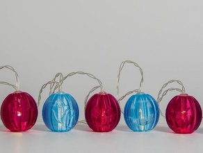 halloweenlightballs di halloween decorazione la zucca le luci 3d print model - Mito3D