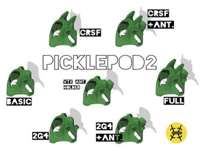 toothpick picklepod2 full options tp3 pod canopy caddx foxeer fpv ultra light insta360 nano pickle frame quadcopter runcam 3d print model - Mito3D