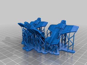 adeptus titanicus raios x3 suporte anycubic de fótons 3d print model - Mito3D